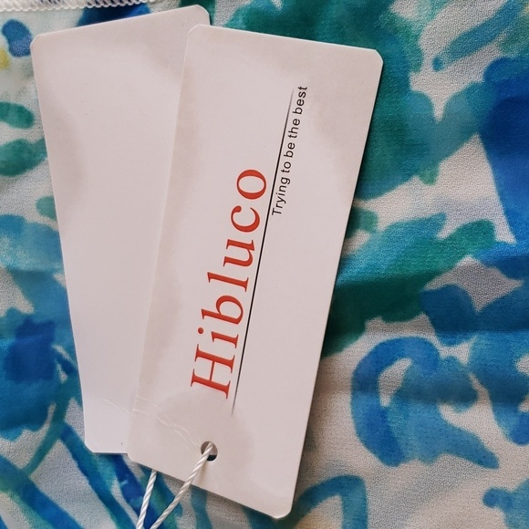 Hibluco Summer Chiffon Watercolor Floral Kimono Swimwear Cover Up Size S - Picture 4 of 8